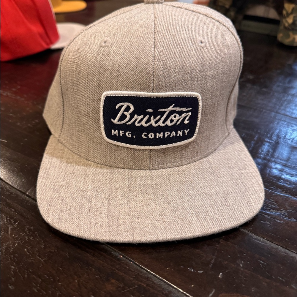 Brixton heather gray Logo Patch Cap - image 1
